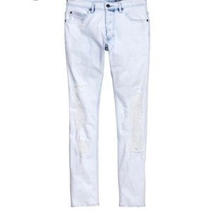 Skinny H&M Regular Trashed Jeans